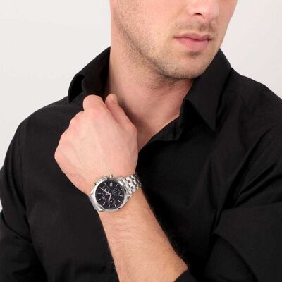 Montre Homme Philip Watch Blaze En Métal Blanc Homme - Publicité Montre Homme Philip Watch Blaze En Métal Blanc Homme - Publicité