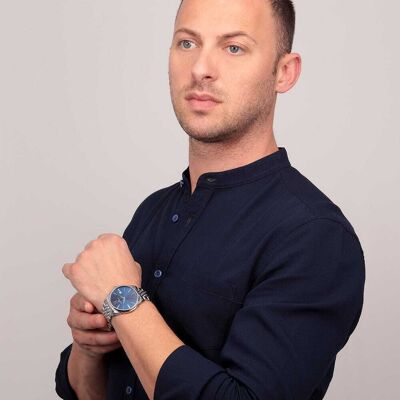 Montre Homme Philip Watch Roma En Métal Blanc Homme - Publicité Montre Homme Philip Watch Roma En Métal Blanc Homme - Publicité