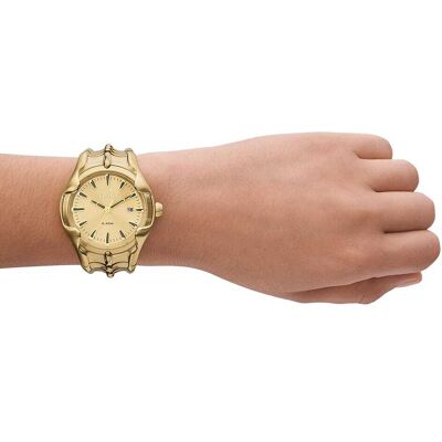 Montre Homme Diesel En Acier Jaune Etanche Homme - Publicité Montre Homme Diesel En Acier Jaune Etanche Homme - Publicité