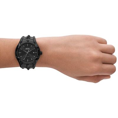 Montre Homme Diesel En Acier Noir Etanche Homme - Publicité Montre Homme Diesel En Acier Noir Etanche Homme - Publicité