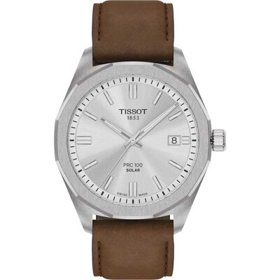 Montre Automatique Homme Tissot Prc 100 Solar Argent 39mm Homme - Publicité Montre Automatique Homme Tissot Prc 100 Solar Argent 39mm Homme - Publicité