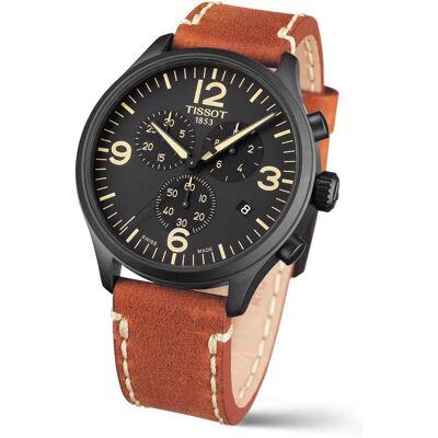 Montre Automatique Homme Tissot Xl Noir 45mm Homme - Publicité Montre Automatique Homme Tissot Xl Noir 45mm Homme - Publicité