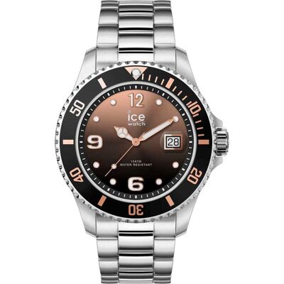Montre Femme Ice-Watch En Métal Gris Etanche Femme - Publicité Montre Femme Ice-Watch En Métal Gris Etanche Femme - Publicité