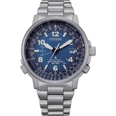 Montre Citizen Pilot Radiocontrollato - Cz.Cb0240-88l Homme - Publicité Montre Citizen Pilot Radiocontrollato - Cz.Cb0240-88l Homme - Publicité