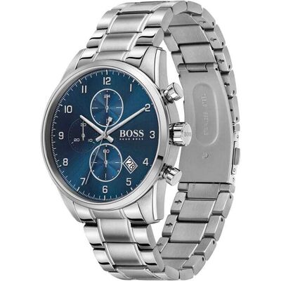 Montre Homme Boss Black En Acier Gris Etanche Homme - Publicité Montre Homme Boss Black En Acier Gris Etanche Homme - Publicité