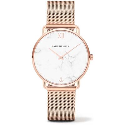 Montre Femme Paul Hewitt En Acier Rose Etanche Femme - Publicité Montre Femme Paul Hewitt En Acier Rose Etanche Femme - Publicité