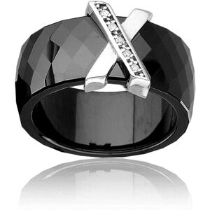 Bague Cleor En Céramique Et Diamant Femme - Publicité Bague Cleor En Céramique Et Diamant Femme - Publicité