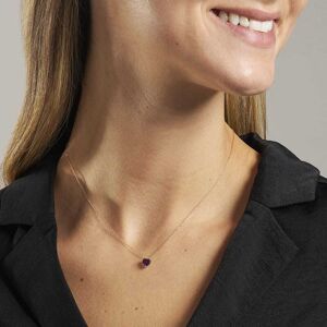 Collier Cleor En Or 375/1000 Jaune Et Améthyste Femme - Publicité Collier Cleor En Or 375/1000 Jaune Et Améthyste Femme - Publicité