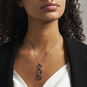 Collier Cleor En Argent 925/1000, Céramique Noire Et Oxyde Femme - Publicité Collier Cleor En Argent 925/1000, Céramique Noire Et Oxyde Femme - Publicité