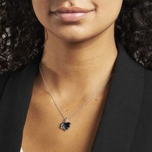 Collier Cleor En Argent 925/1000 Et Céramique Noire Femme - Publicité Collier Cleor En Argent 925/1000 Et Céramique Noire Femme - Publicité