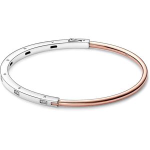 Jonc Pandora I-D Bimatière Et Pierres Pandora Signature Femme - Publicité Jonc Pandora I-D Bimatière Et Pierres Pandora Signature Femme - Publicité