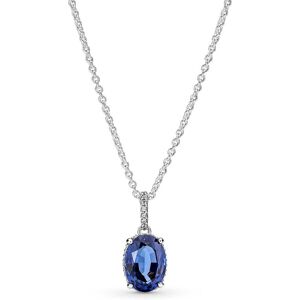 Collier Pandora Avec Pendentif Halo Scintillant Femme - Publicité Collier Pandora Avec Pendentif Halo Scintillant Femme - Publicité
