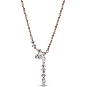 Collier Pandora Gouttes Et Herbier Scintillants Femme - Publicité Collier Pandora Gouttes Et Herbier Scintillants Femme - Publicité