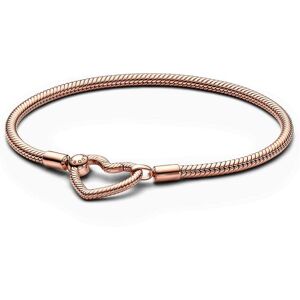 Bracelet Pandora Maille Serpent Fermoir Cœur Pandora Moments Femme - Publicité Bracelet Pandora Maille Serpent Fermoir Cœur Pandora Moments Femme - Publicité