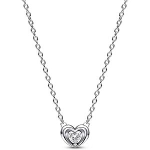 Collier Pandora Pendentif Cœur Rayonnant Et Pierre Flottante Femme - Publicité Collier Pandora Pendentif Cœur Rayonnant Et Pierre Flottante Femme - Publicité