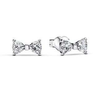 Petits Clous D'Oreilles Pandora Nœud Scintillant Femme - Publicité Petits Clous D'Oreilles Pandora Nœud Scintillant Femme - Publicité