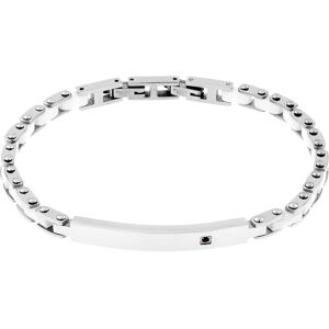 Bracelet Cleor En Acier Et Céramique Blanc Homme - Publicité Bracelet Cleor En Acier Et Céramique Blanc Homme - Publicité