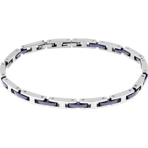 Bracelet Zephyr En Acier Et Céramique Bleu Homme - Publicité Bracelet Zephyr En Acier Et Céramique Bleu Homme - Publicité