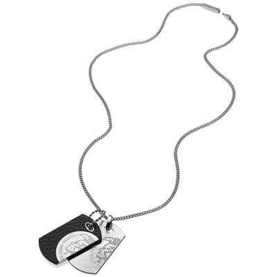 Collier Diesel En Acier Homme - Publicité Collier Diesel En Acier Homme - Publicité