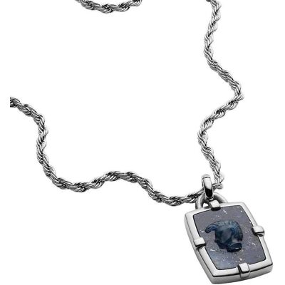 Collier Diesel En Acier Homme - Publicité Collier Diesel En Acier Homme - Publicité