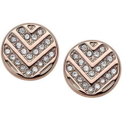 Boucles D'Oreilles Fossil En Acier Rose Femme - Publicité Boucles D'Oreilles Fossil En Acier Rose Femme - Publicité