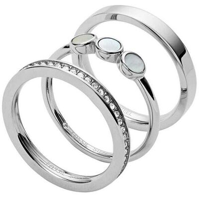 Bague Fossil En Acier (Taille: 50) Femme - Publicité Bague Fossil En Acier (Taille: 50) Femme - Publicité