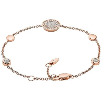 Bracelet Fossil En Acier Rose Et Oxyde Femme - Publicité Bracelet Fossil En Acier Rose Et Oxyde Femme - Publicité