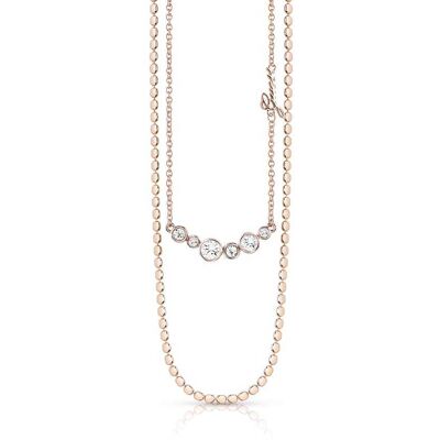 Collier Guess En Métal Rose Femme - Publicité Collier Guess En Métal Rose Femme - Publicité