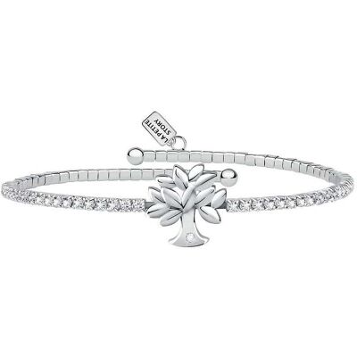 Bracelet La Petite Story En Laiton Blanc Femme - Publicité Bracelet La Petite Story En Laiton Blanc Femme - Publicité