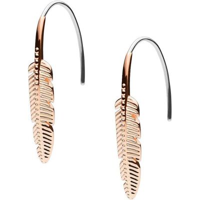 Boucles D'Oreilles Fossil En Acier Rose Femme - Publicité Boucles D'Oreilles Fossil En Acier Rose Femme - Publicité