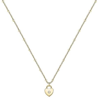 Collier Morellato En Acier Jaune Femme - Publicité Collier Morellato En Acier Jaune Femme - Publicité