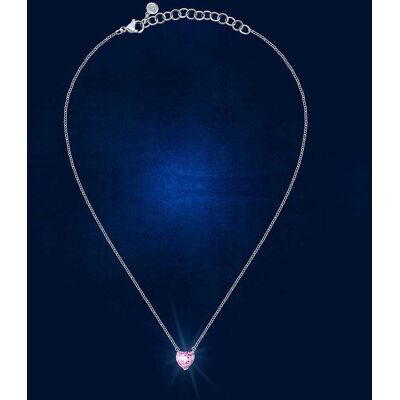 Collier Chiara Ferragni En Laiton Blanc Et Oxyde Rose Femme - Publicité Collier Chiara Ferragni En Laiton Blanc Et Oxyde Rose Femme - Publicité