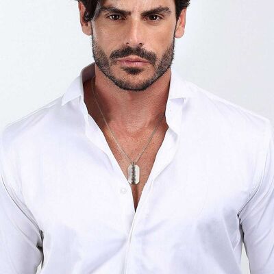 Collier Morellato En Acier Gris Homme - Publicité Collier Morellato En Acier Gris Homme - Publicité