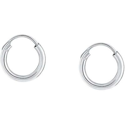 Créoles Cleor En Argent 925/1000 Blanc Femme - Publicité Créoles Cleor En Argent 925/1000 Blanc Femme - Publicité