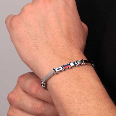 Bracelet Sector En Acier Blanc Homme - Publicité Bracelet Sector En Acier Blanc Homme - Publicité