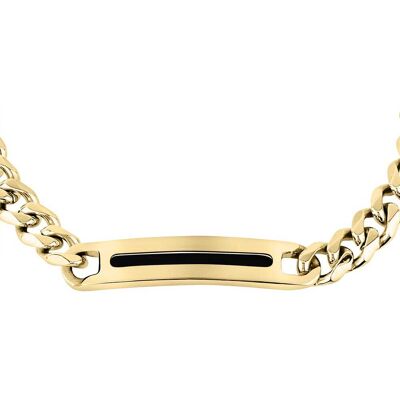 Bracelet Homme Sector En Acier Jaune Et Email Noir Homme - Publicité Bracelet Homme Sector En Acier Jaune Et Email Noir Homme - Publicité