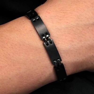 Bracelet Homme Sector En Acier Noir Homme - Publicité Bracelet Homme Sector En Acier Noir Homme - Publicité