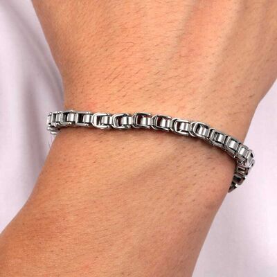 Bracelet Sector En Acier Gris Homme - Publicité Bracelet Sector En Acier Gris Homme - Publicité
