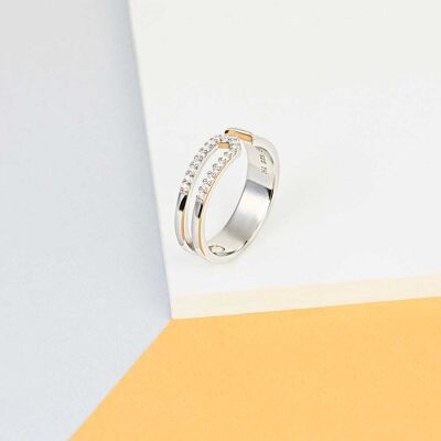 Bague Cleor Square - Smr-110921_050 (Taille: 50) Femme - Publicité Bague Cleor Square - Smr-110921_050 (Taille: 50) Femme - Publicité