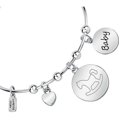 Bracelet La Petite Story Family - Lps05asf29 Femme - Publicité Bracelet La Petite Story Family - Lps05asf29 Femme - Publicité