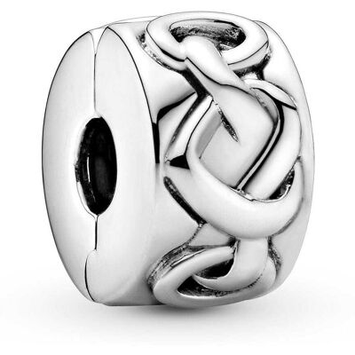 Charm Pandora Clip Cœurs Noues Femme - Publicité Charm Pandora Clip Cœurs Noues Femme - Publicité