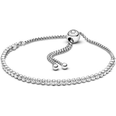 Bracelet Pandora Rivière Coulissant Scintillant Femme - Publicité Bracelet Pandora Rivière Coulissant Scintillant Femme - Publicité