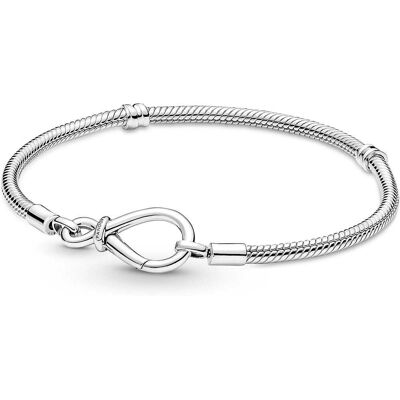 Bracelet Pandora Maille Serpent Nœud De L'Infini Pandora Moments Femme - Publicité Bracelet Pandora Maille Serpent Nœud De L'Infini Pandora Moments Femme - Publicité