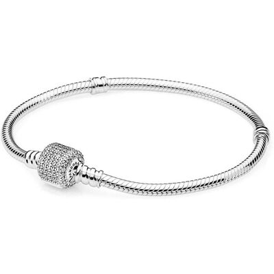 Bracelet Pandora Moments En Argent, Fermoir Signature Femme - Publicité Bracelet Pandora Moments En Argent, Fermoir Signature Femme - Publicité