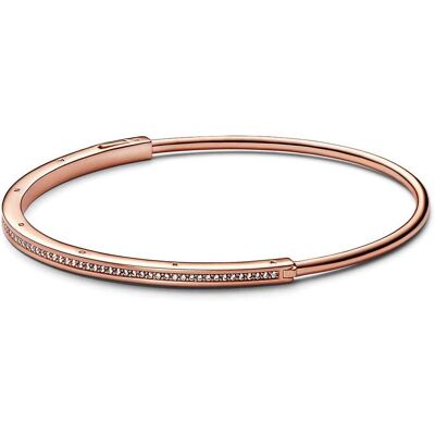 Jonc Pandora I-D Pavé Pandora Signature Femme - Publicité Jonc Pandora I-D Pavé Pandora Signature Femme - Publicité