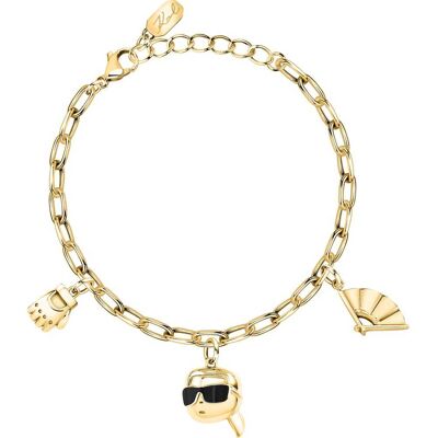Bracelet Karl Lagerfeld Charms - Klayd13 Femme - Publicité Bracelet Karl Lagerfeld Charms - Klayd13 Femme - Publicité