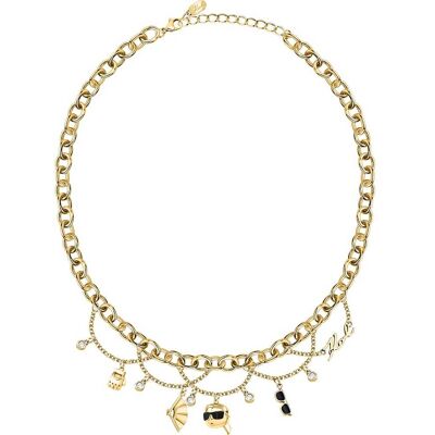 Collier Karl Lagerfeld Charms - Klayd01 Femme - Publicité Collier Karl Lagerfeld Charms - Klayd01 Femme - Publicité
