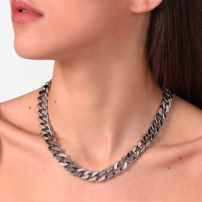 Collier Chiara Ferragni Bossy Chain - J19auw17 Femme - Publicité Collier Chiara Ferragni Bossy Chain - J19auw17 Femme - Publicité
