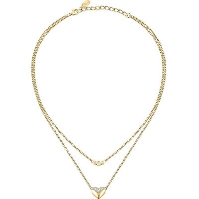 Collier Karl Lagerfeld Pave Amour - Klbjw02 Femme - Publicité Collier Karl Lagerfeld Pave Amour - Klbjw02 Femme - Publicité