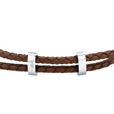 Bracelet Trussardi T-Leather - Tjaxz19 Homme - Publicité Bracelet Trussardi T-Leather - Tjaxz19 Homme - Publicité